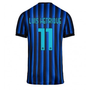 Inter Milan Luis Henrique #11 Jalkapallovaatteet Kotipaita 2025-26 Lyhythihainen